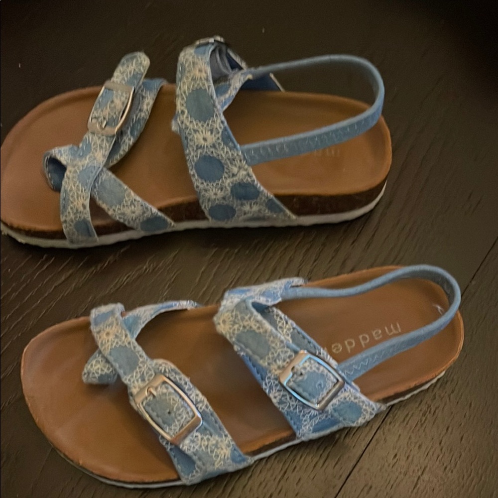 Madden Girl Light Blue Kids Sandals